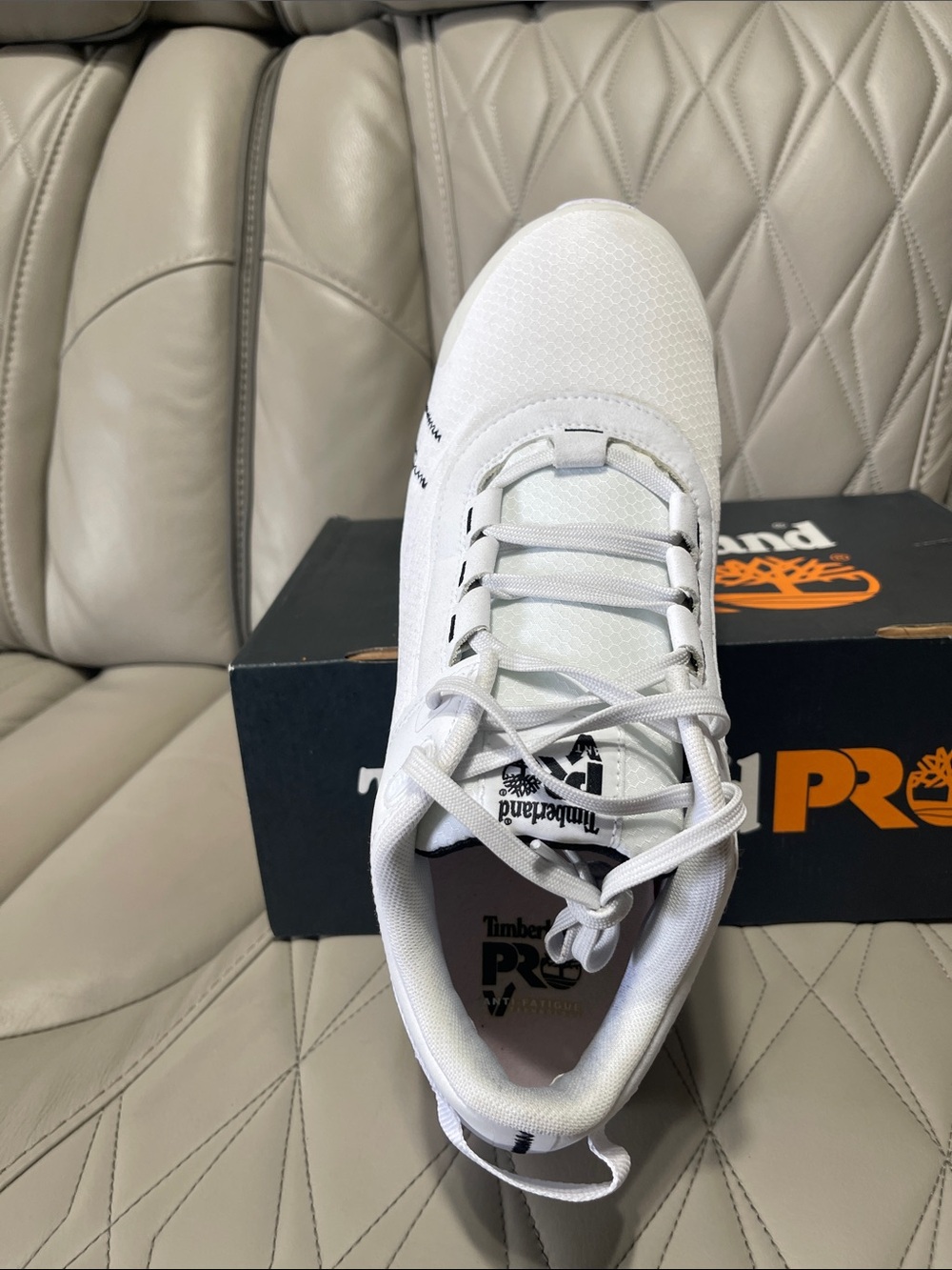 Timberland PRO White Low-Top Work Sneaker - Picture 7 of 9